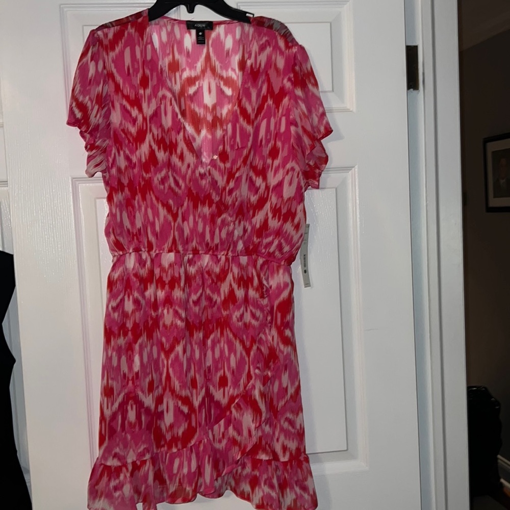 Pink & White Aqua Dress